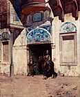 Alberto Pasini The Palace Guard painting